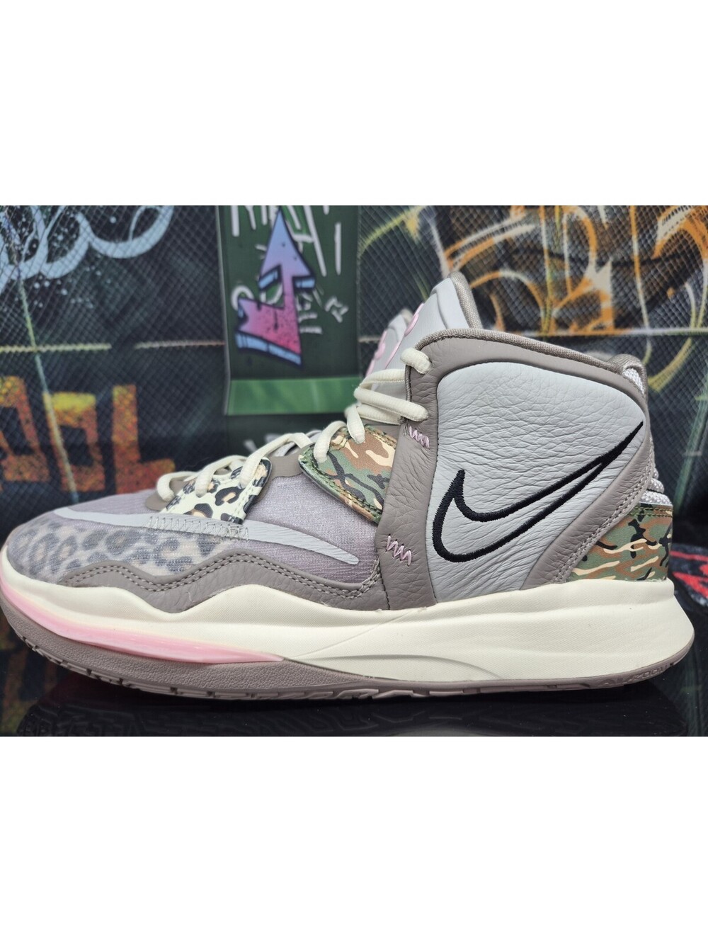 Nike Kyrie Infinity Leopard Camo Animal Mens 10m And 11.5w CZ0204-006 Basketball